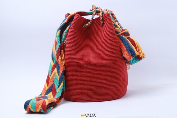 esmio Originele Colombiaanse Wayuu Mochila Tas Large Tassen & portemonnees Handtassen Crossbodytassen 