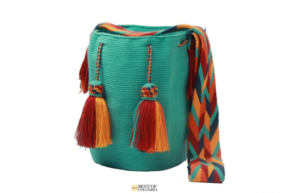 Mochilas wayuu unicolor deals
