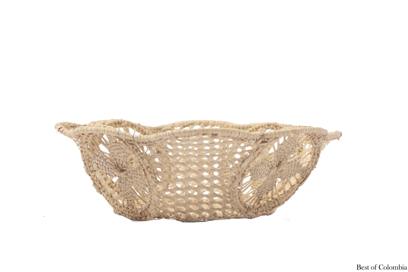 Iraca/Straw Bread Basket Etsy