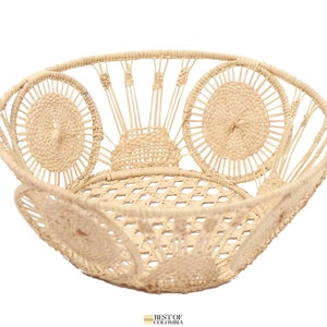 Large Iraca/Straw Bread Basket