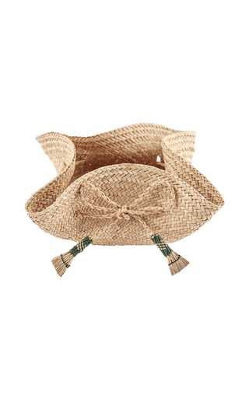 Woven Iraca/Straw Bread Basket Small & Large image 9