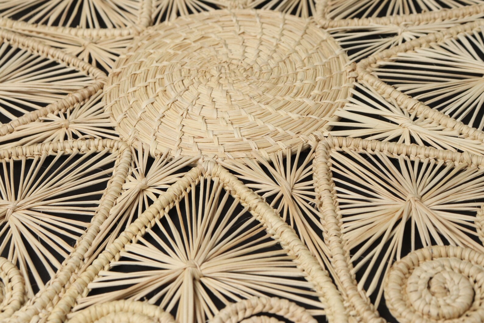 Iraca Palm Placemats With 8 Hearts All Natural & 6 Colors / Etsy