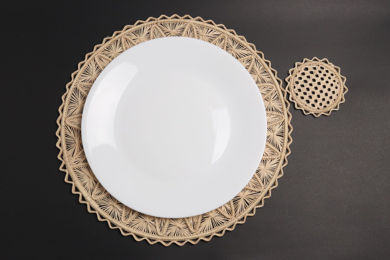 Iraca Palm Placemats 10 Colors Pyramid Style High Quality Etsy