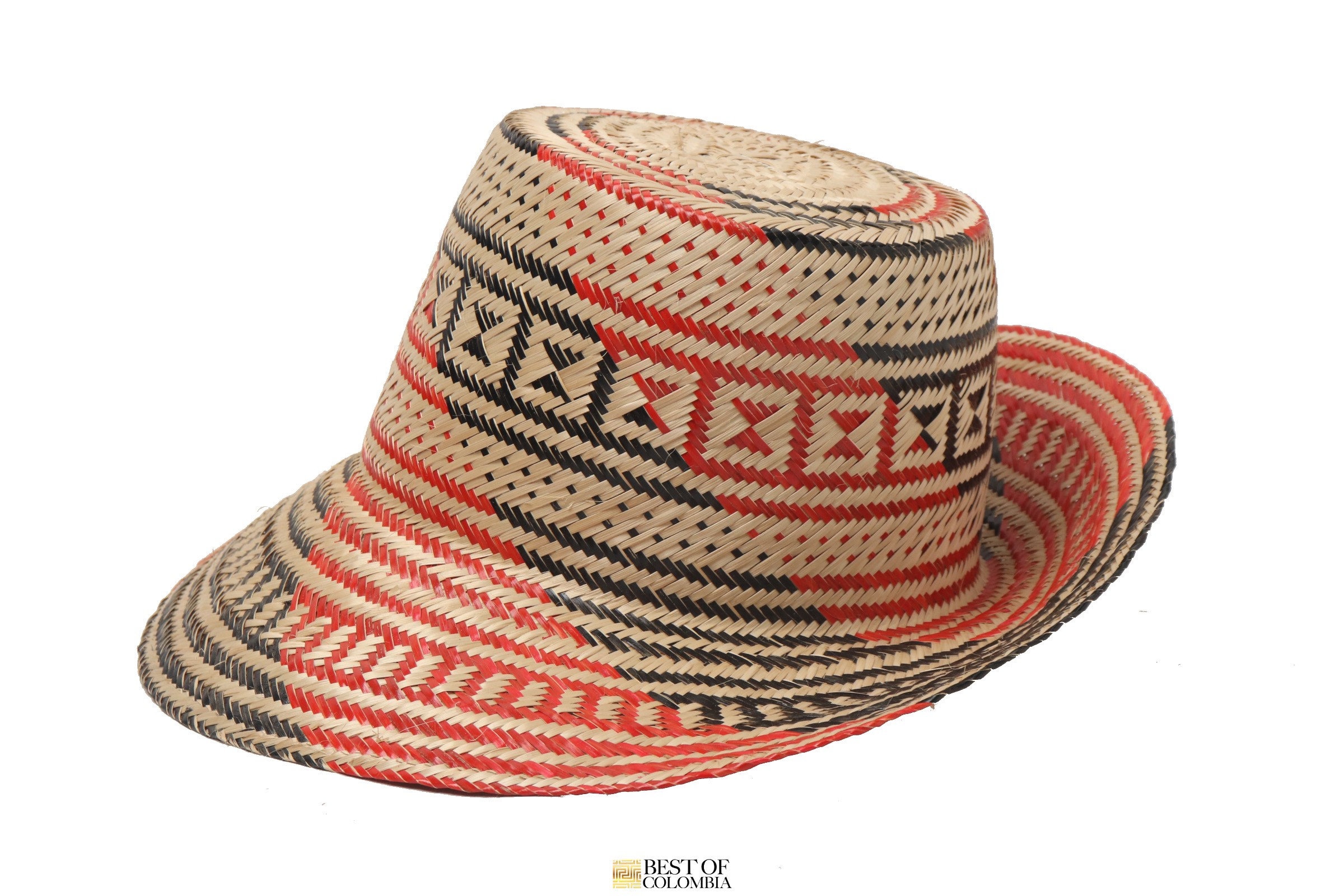 Sombrero Wayuu de paja hombre Etsy España