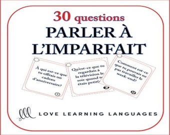 Imperfect Tense French Speaking Task Cards Homeschool - Etsy ...