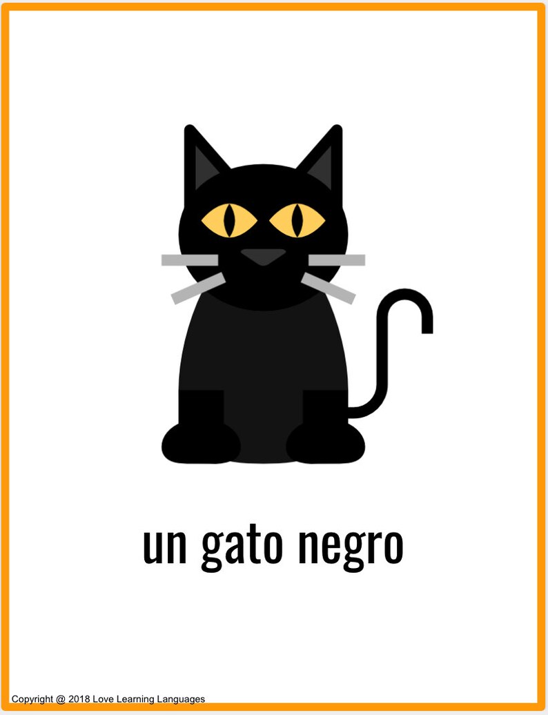 Spanish Forehead Guessing Vocabulary Game Homeschool Etsy