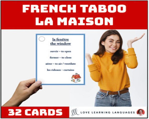 Maison, pièces de la maison, listening and speaking activity in French
