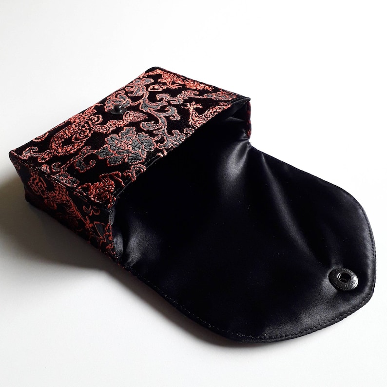 Chinese dragon tarot bag Tarot case Dragon brocade Custom tarot case Brocade Oracle bag