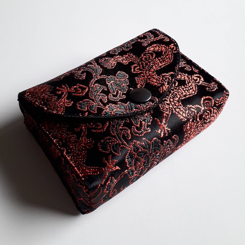 Chinese dragon tarot bag Tarot case Dragon brocade Custom tarot case Brocade Oracle bag