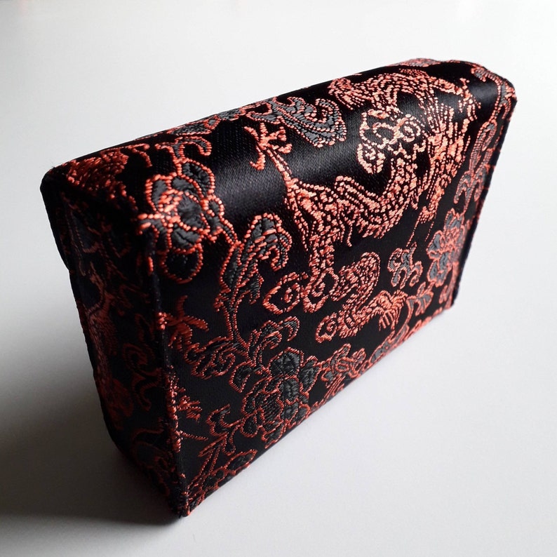 Chinese dragon tarot bag Tarot case Dragon brocade Custom tarot case Brocade Oracle bag