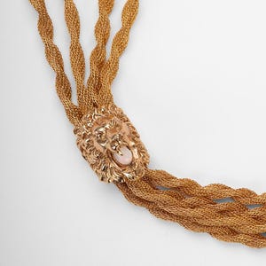 Lion necklace, long necklace for women, ethnic necklace, Italian handmade necklace, handmade necklace Italy, elegant necklace, special