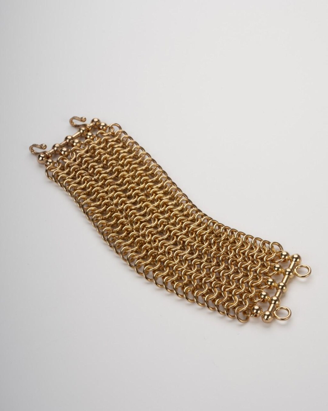 Ipetboom Bracciale Rigido Da Donna in Lega Dorata Polsino