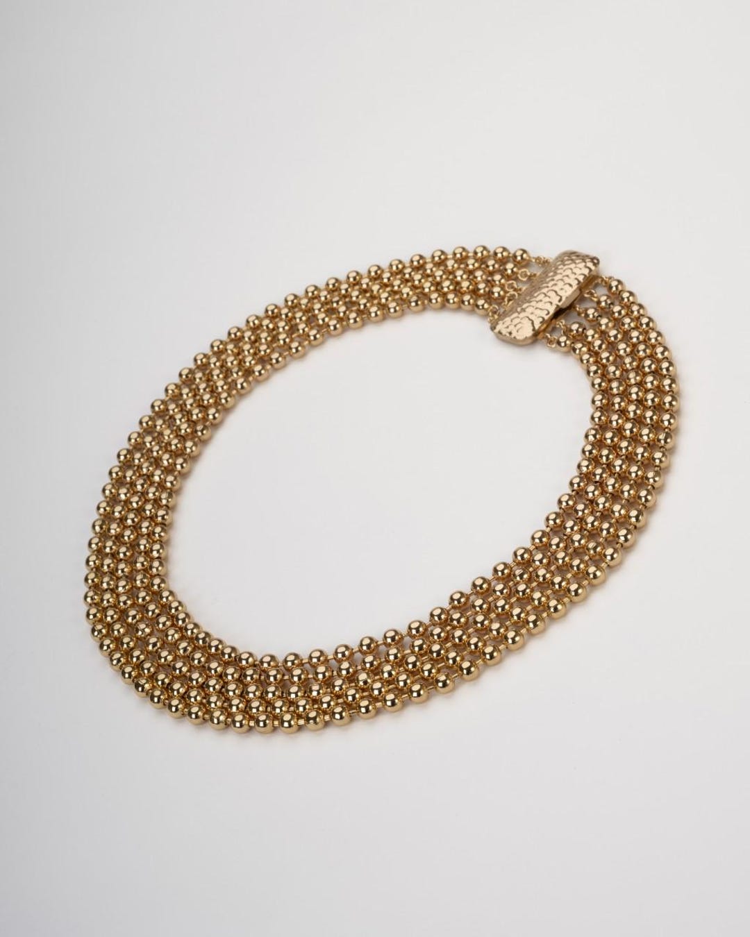 Ball Necklace, Choker Necklace, Chain Necklace, Small Ball