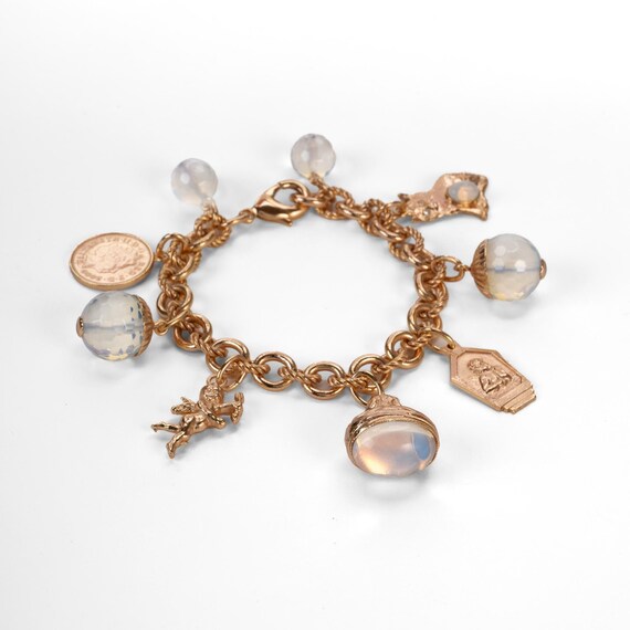 Bracciale Stivaletto Donna – Catena Oro, Ciondolo Scarpa E Fiore, Stile Vintage - Foto 2