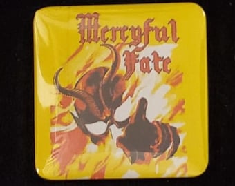 Botón con insignia de juramento de Mercyful Fate