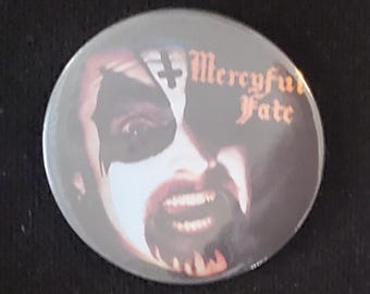 Mercyful Fate large round pin badge button