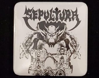 Sepultura pin badge button