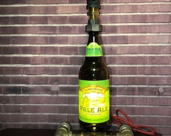 Man Cave Vintage Steampunk Sierra Nevada Beer Bottle Lamp