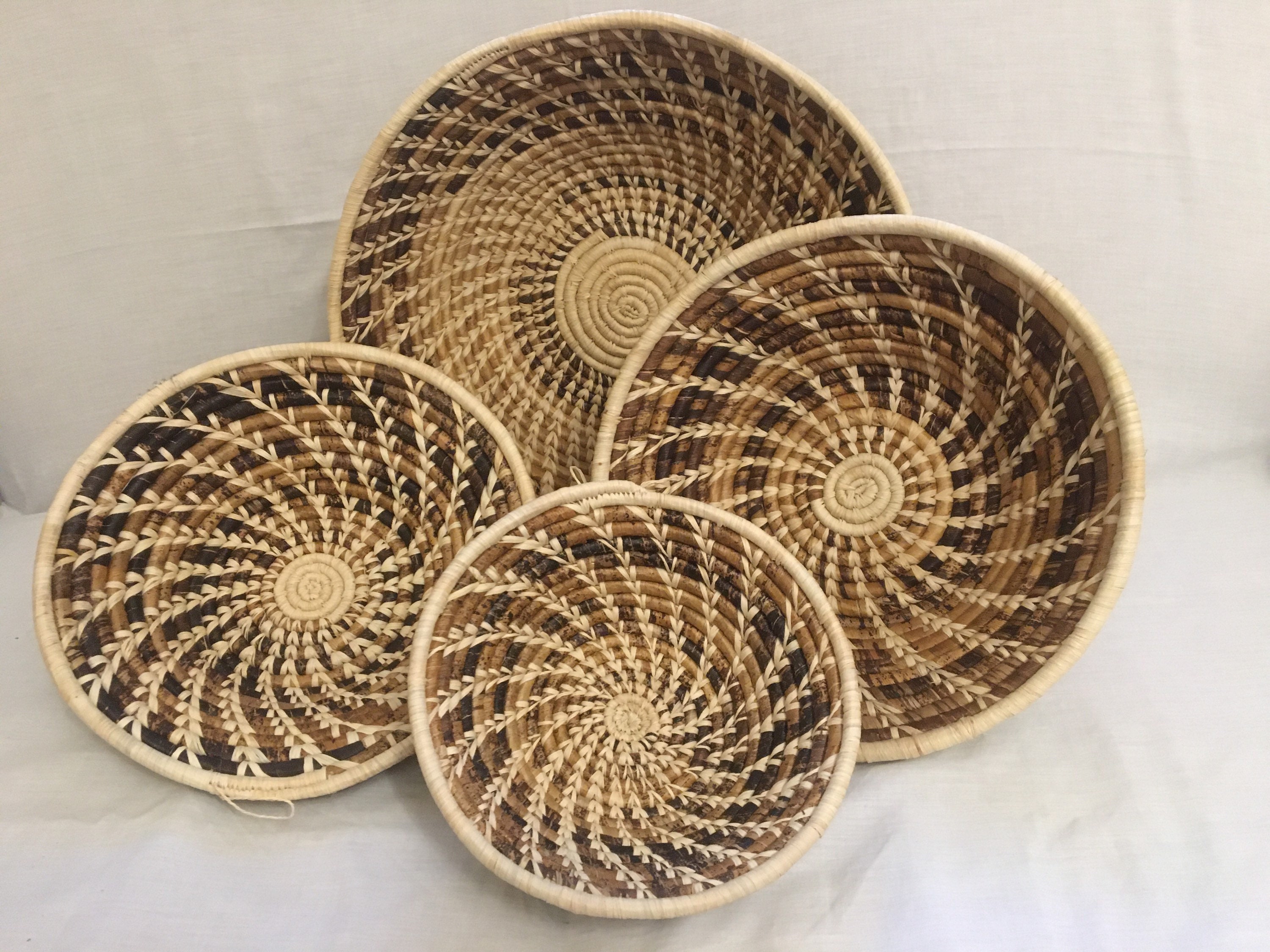 Set of 4 decorating bowls wall decor wall hangings home Etsy