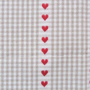 Cœur décoratif en tissu à suspendre / Cadeau original et unique image 9