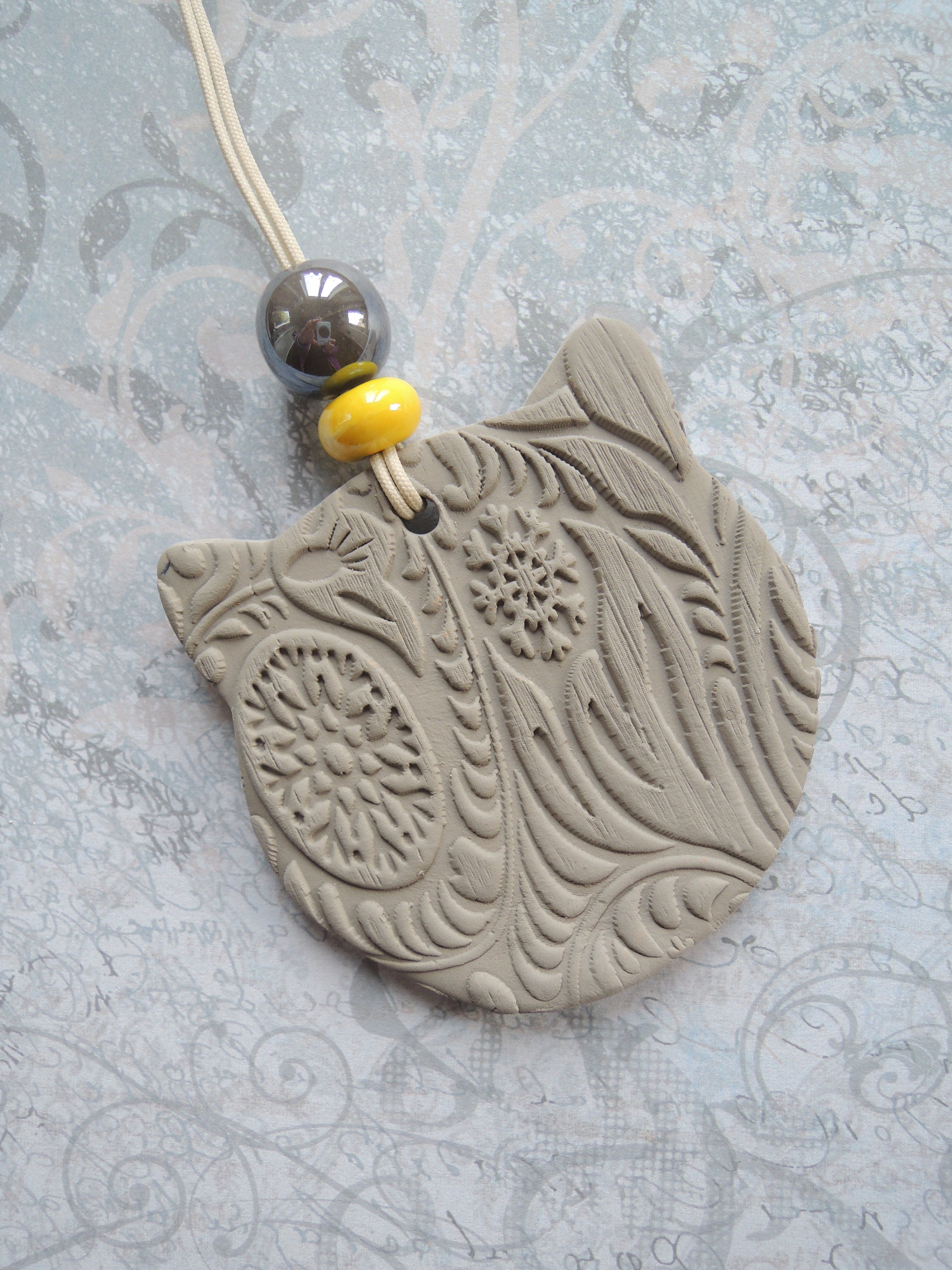 Diffuseur d'huiles Essentielles Et/Ou de Parfum d'intérieur en Argile Naturelle