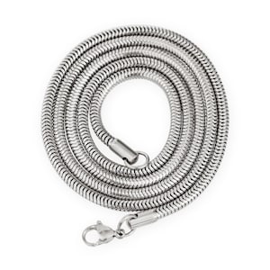 Tiny Snake Chain Necklace Minimalist Necklaces from Stainless Steel for Pendants