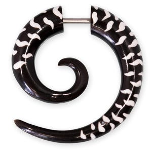 Fake Spirale Piercing Earring Tribal Earring