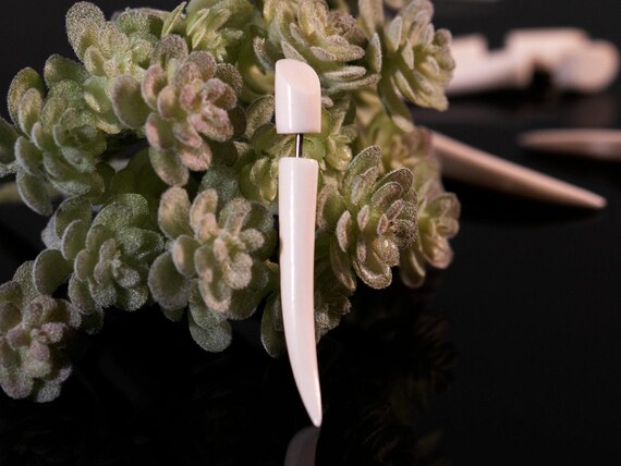 Orecchini Creoli Semi-pavé Freschezza - Pete Pampille - Oro Bianco 9 - Foto 2