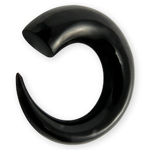 Horn Spiral Ear Stretcher - Gauge Body Mod Piercing Jewelry
