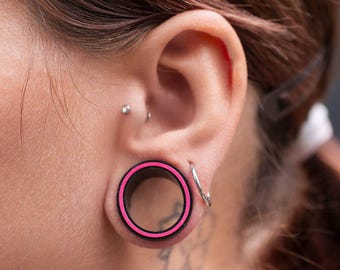 Paar oder Single Soft Silikon Flesh Tunnel Silicone Ear Plug Ohr Piercing