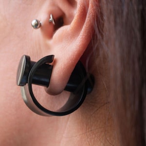 Horn Ear Weights, Handmade Earrings For Stretched Ears, Piercing Jewelry, Custom