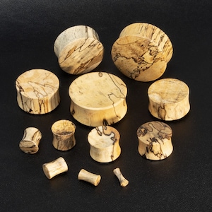 Tamarinden Holz Ear Plugs konkave Flesh Tunnels Ohr bis 30mm