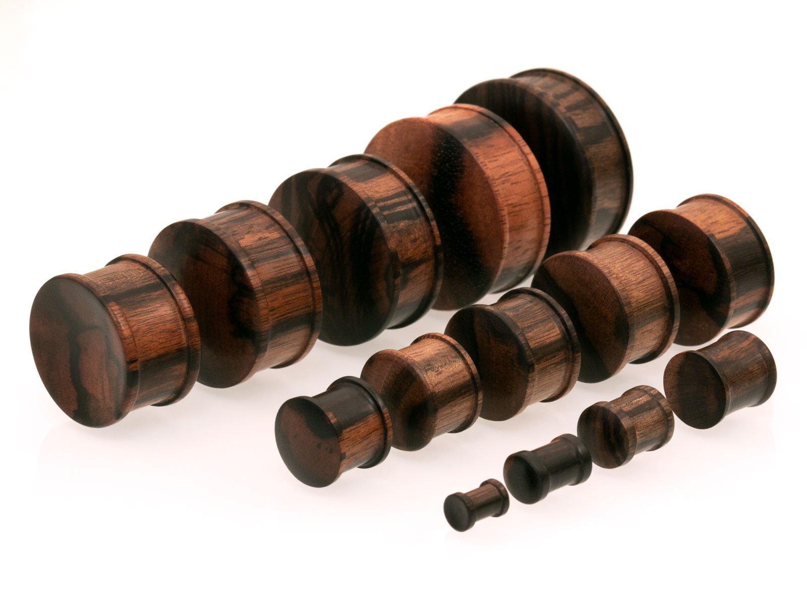 6 Fino A 30mm Plug Flesh Tunnel Legno Ancora Stelle Marittimo - Foto 3