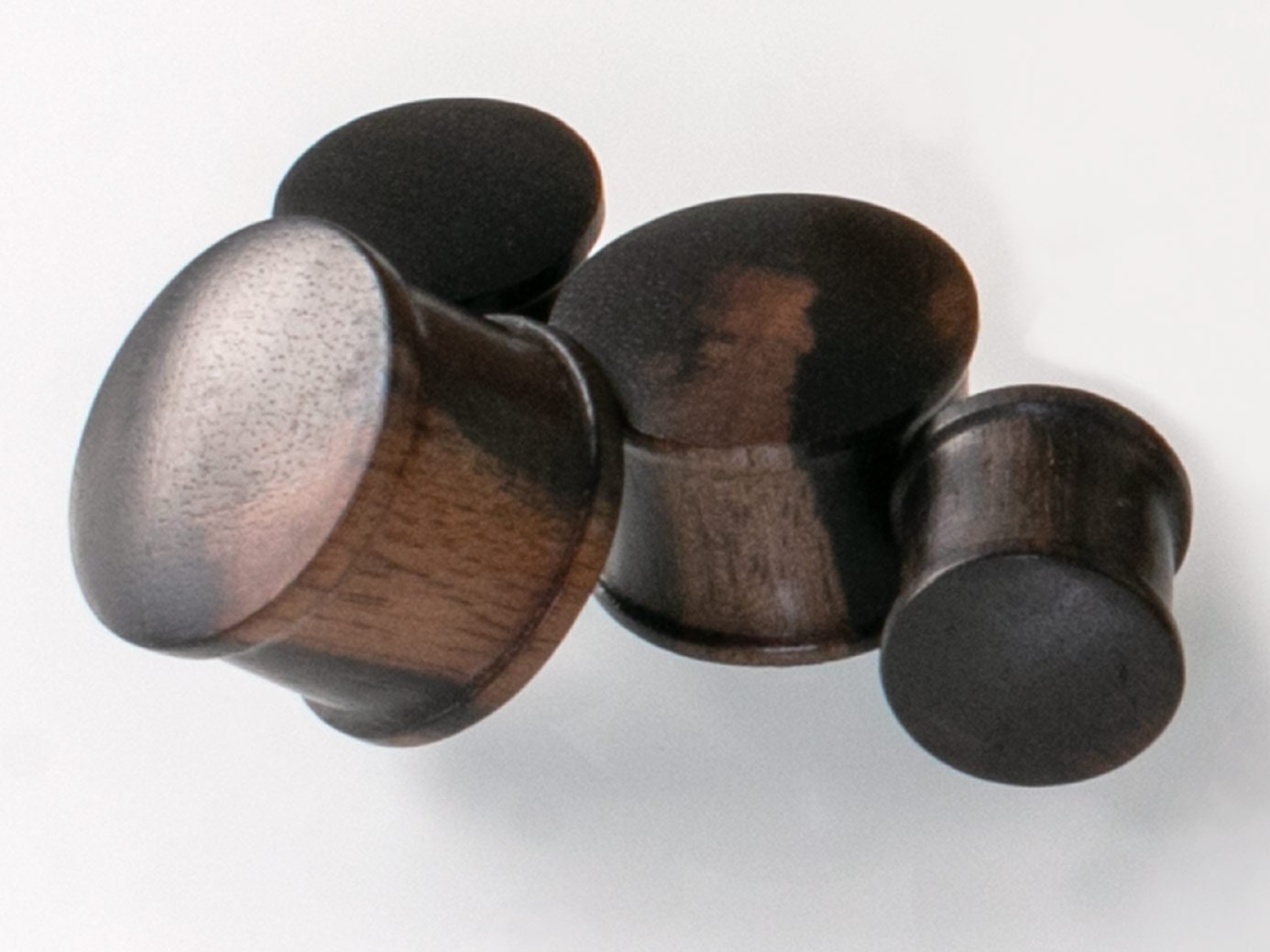 6 Fino A 30mm Plug Flesh Tunnel Legno Ancora Stelle Marittimo - Foto 2