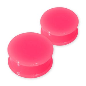 Silicone Soft Ear Plugs - Top Hat Plug - Flexible Ear Tunnel Gauges - Ear Stretcher