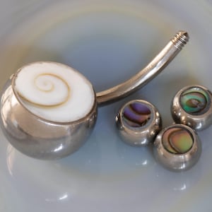 Stainless Steel Pink Piercing in Belly Button Jewelry