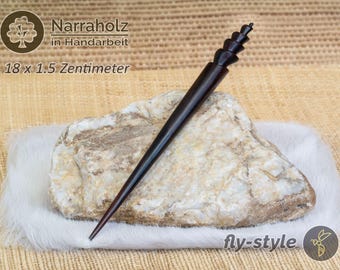 Wooden Hairpin – Natural Boho Hair Stick – Sustainable Hair Accessories Vintage