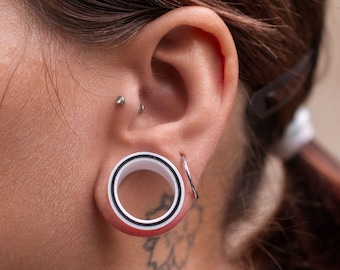 Soft Silicone Gauges, Flexible Ear Plugs, Flesh Tunnels Silicone