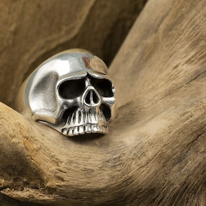 925 Silver Skull Ring solid Biker Ring for Mens