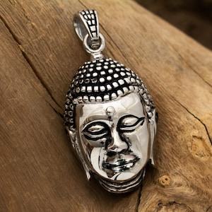 Buddha Head Handmade Pendant Buddha Jewelry Necklace