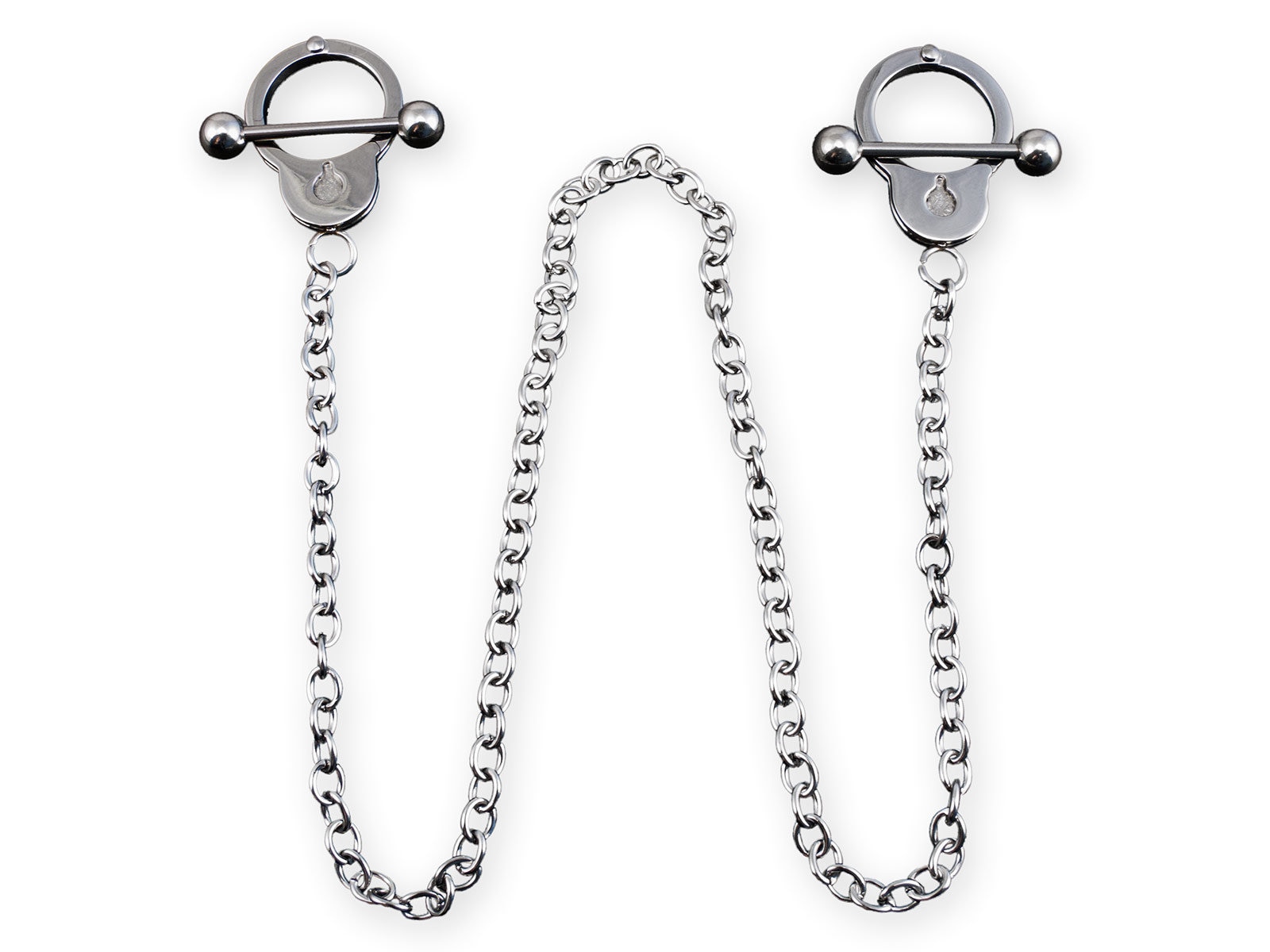 Handcuff Nipple Piercing Barbell Stainless Steel Nippel Etsy