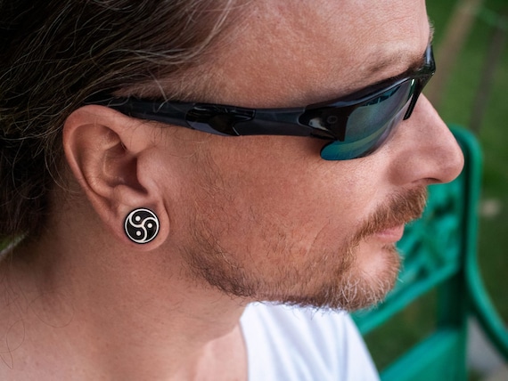 Fly Style Ohr-Plug Aus Holz/Horn Mit Lapislazuli - Handgeschnitzt 6-22mm | Dehner Schmuck