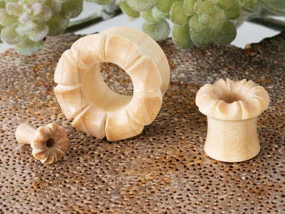 Piercing Supply - Flesh Tunnel In Legno Naturale - Espansione Per Lobi