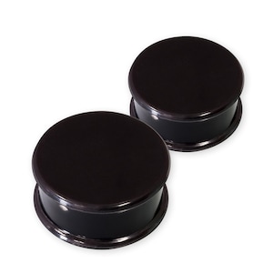 Flexibele siliconen Top Hat Plugs zachte oor vlees tunnel