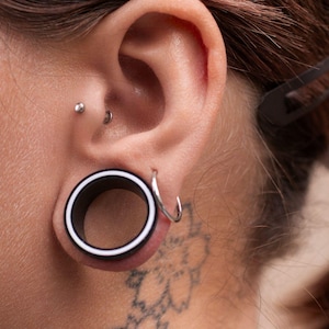 Pair or Single Soft Silicone Gauges Ear Tunnels
