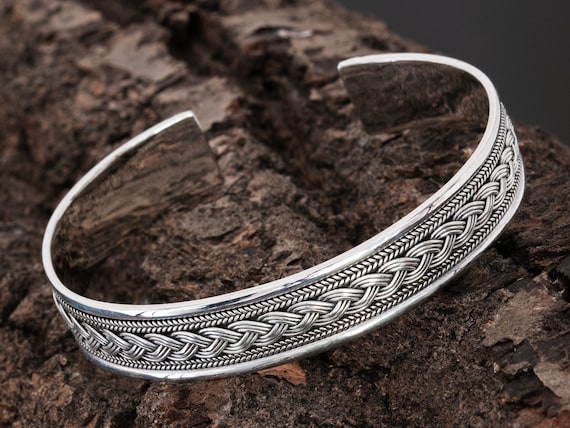 BUNNEY ID Bar Cuff シルバー オープンバングル ID Bar Cuff | BUNNEY(バニー) / アクセサリー バングル (メンズ
