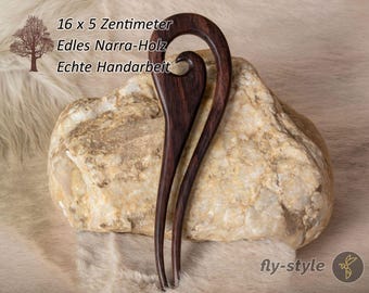 Handcrafted Wooden Hair Fork - Boho  Hair Stick Accessoire