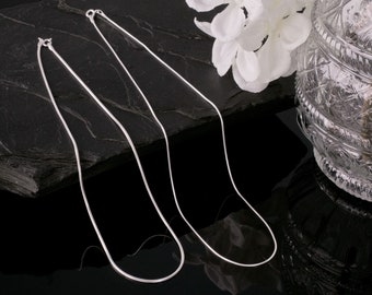 925 Silver Snake Chain Necklace for Pendants Necklaces for Women