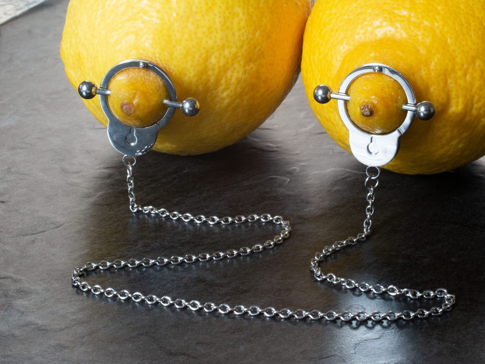 Handcuff Nipple Piercing Barbell Stainless Steel Nippel Etsy