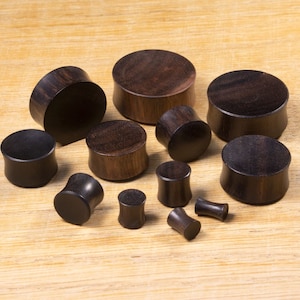 &lt;p&gt;Concave Ebony Ear Plugs made of black Arang Wood Ear Tunnels&lt;/p&gt;